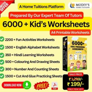 worksheets for nursery kids