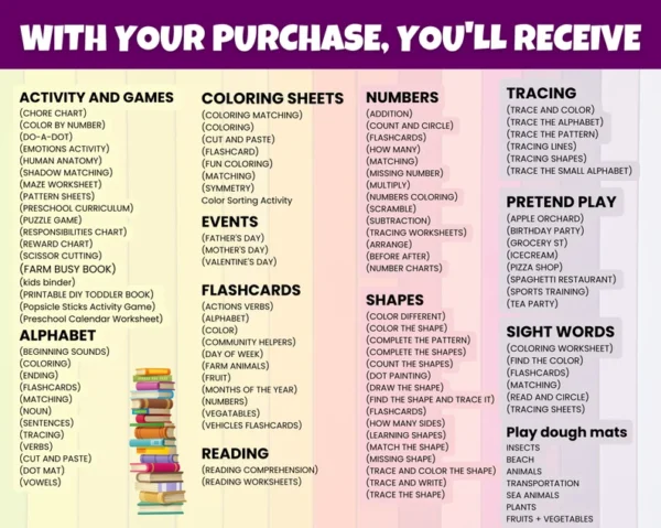 Worksheets for Nursery Kids – 6000+ Pages | Kids Activity Worksheets - Image 8