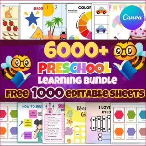 kids nursery worksheets by modivs education